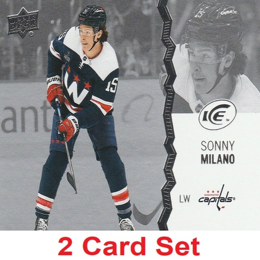 Sonny Milano Hockey Card Collection - 2 Card Set